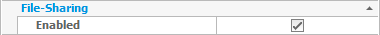 File Sharing Setting