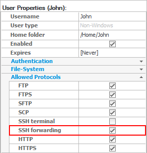 SSH Forwarding