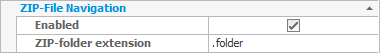 Zip-File Navigation